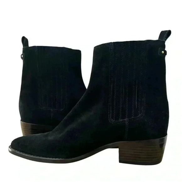 Sam Edelman Bronson Bootie Suede Shelf pull Sz 9 - Picture 7 of 11